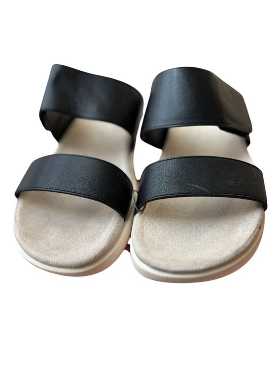 Kensie Shoes - Kensie Jipsy Ladies Black Slide Sandals With Cushioned Footbed & Non-Slip Sole